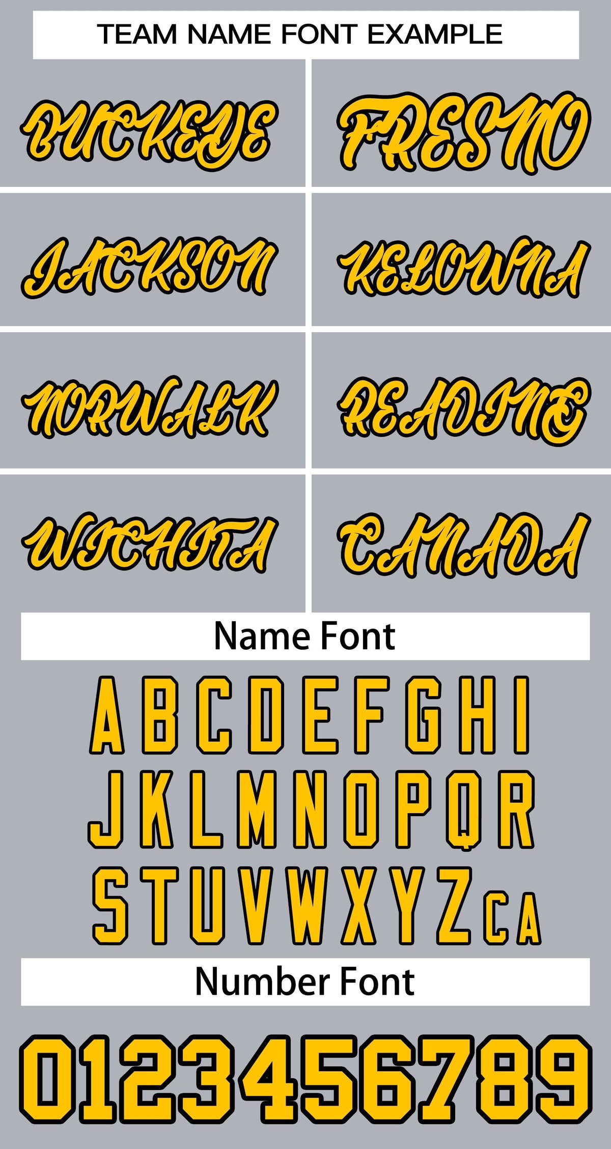 Baseball Jersey Font