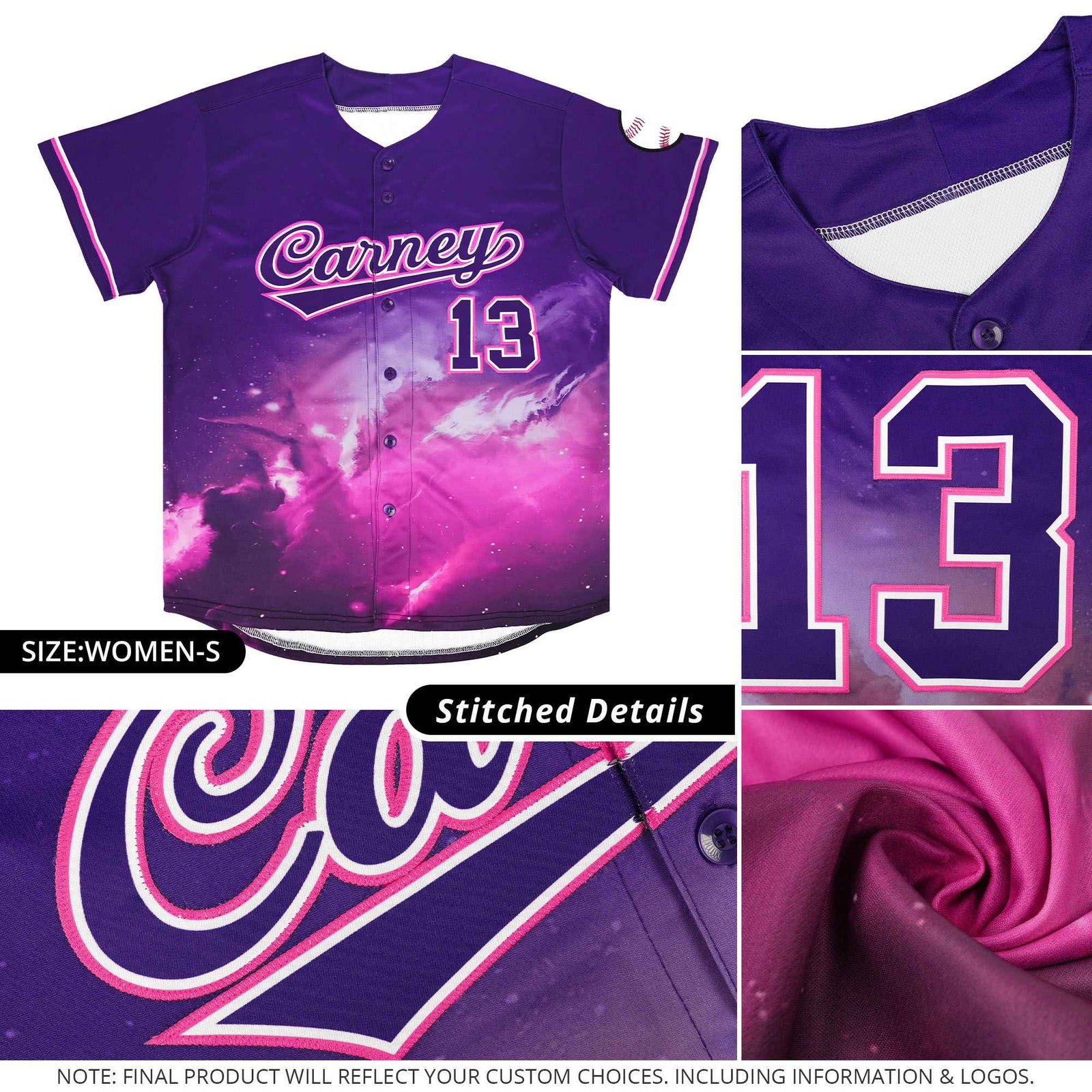 Custom Black Personalized Starburst Pattern Authentic Baseball Jersey