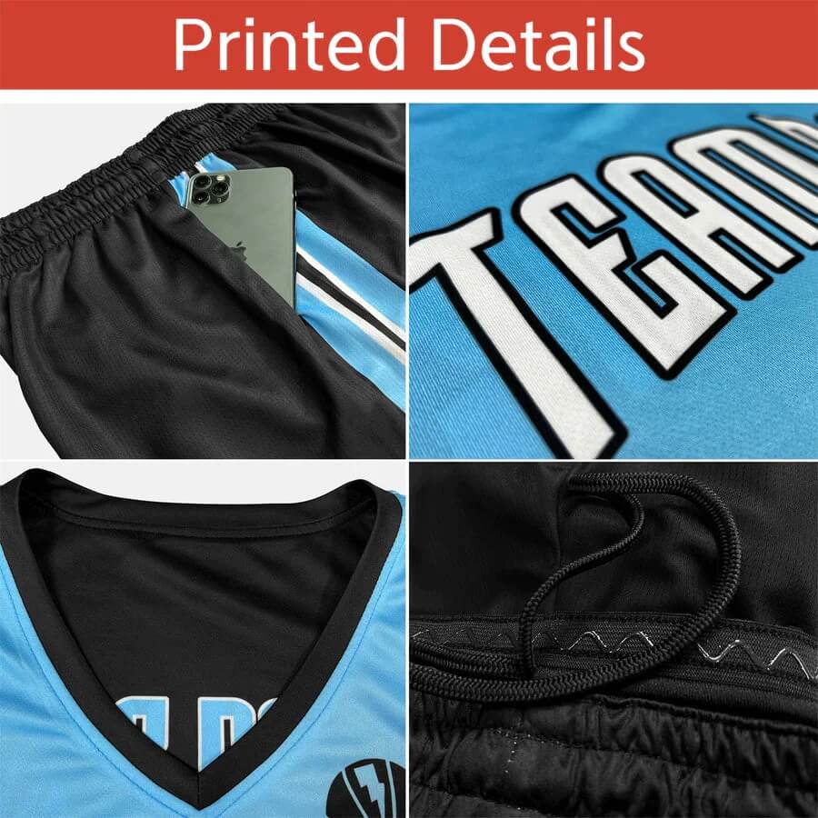 Custom Royal White Blue-White Gradient Fashion Sets Basketball Jersey